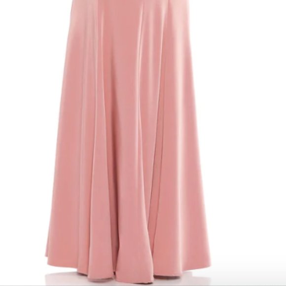 MAC DUGGAL 49093 EMBELLISHED NECK TRUMPET ROSE PINK GOWN sz 12 - Picture 9 of 9